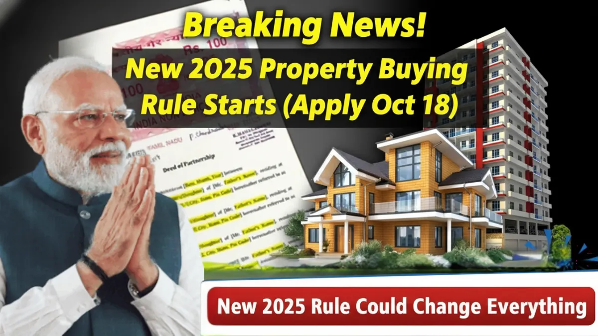 New 2025 Property Buying Rule Starts